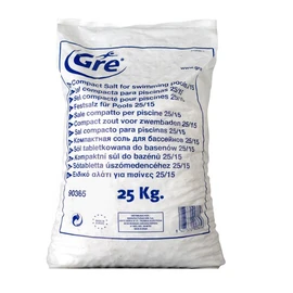 Sac de sel compacte pour piscine - 25kg