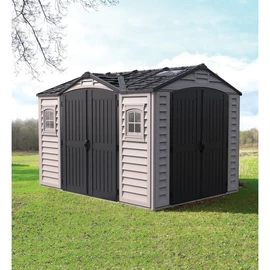 Abri de jardin PVC - 7,32m² - DARKGREY APEX
