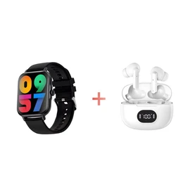 Écouteurs CrossBuds TWS + Montre connectée Swatch CR36