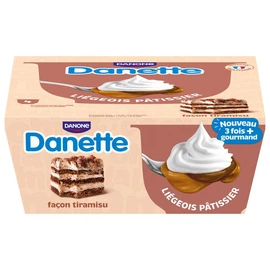 Liégeois pâtissier façon tiramisu (4x90g)