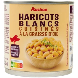 Haricots blancs cuisinés à la graisse d'oie (400g)