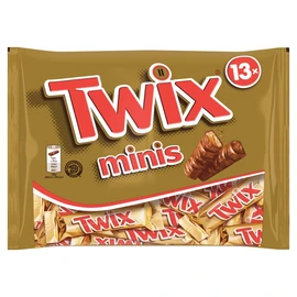 Mini barres chocolatées au biscuit recouvert de caramel (275g)