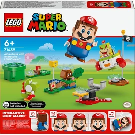 Super Mario 71439 - Les Aventures de LEGO Mario Interactif - Junior-mobile de Bowser Jr. et Yoshi - Cadeau Nintendo pour un Anniversaire