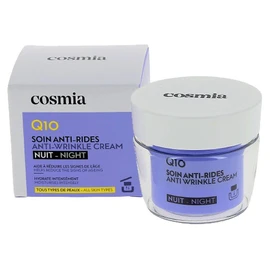 Q10 Crème de nuit visage anti-rides tous types de peaux (50ml)