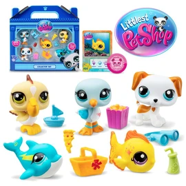 Pack de 5 figurines Littlest Pet Shop Plage