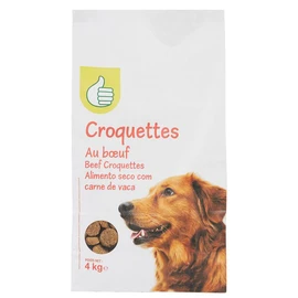 Croquettes au boeuf pour chien (4kg)