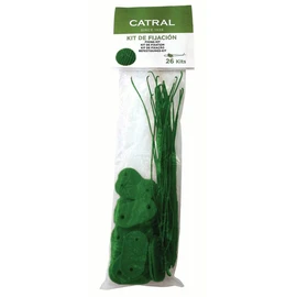 Kit de fixation 26 pcs pour brise-vue vert