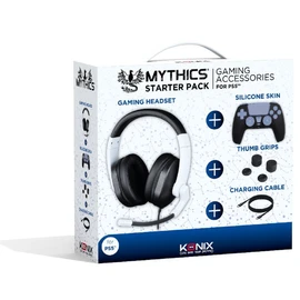 Pack Starter : Casque Filaire + Protection Manette et analogues + Câble USB-C PS5