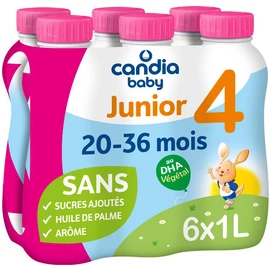 4 lait junior liquide dès 20 mois (6x1l)