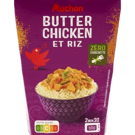 Box butter chicken et riz (300g)