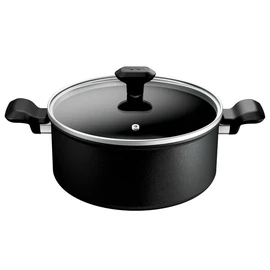 Faitout 24cm avec couvercle en verre tous feux dont induction RECYCOOK