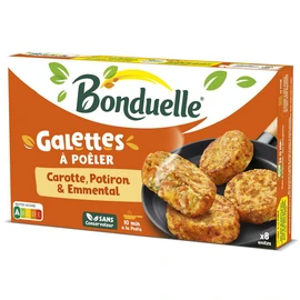 Galettes a poêler carotte potiron emmental (300g)
