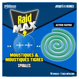 Max Spirales moustiques et moustiques tigres (x10)
