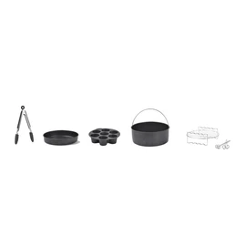 Kit accessoires pour friteuse sans huile - Noir