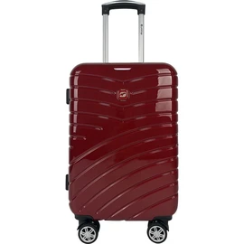 Valise cabine rigide 55 cm 8 roues WAVY POP - rouge