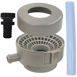 Kit raccord chéneau - Gris - D70/80/100 - Section 75x75mm