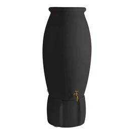 Récupérateur d'eau amphore avec socle Anthracite - 235L - JARRE