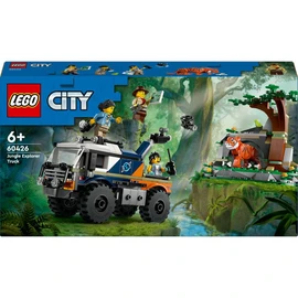 Coty 60426 - Le Camion Tout-terrain de l'Explorateur de la Jungle - Jouet pour Enfants Garçons et Filles dès 6 Ans - Cadeau Amusant - Véhicule Aventure - 3 Minifigurines d'Aventuriers