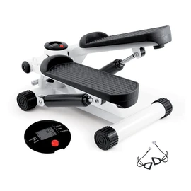 Stepper avec compteur et élastique FTI-STEP - Blanc et noir
