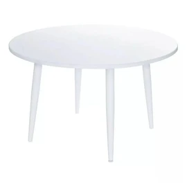 Table de jardin - 6 places - Aluminium - Blanc - CAPRI