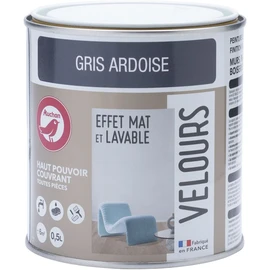 Peinture velour dépolluante gris ardoise 0,5 L