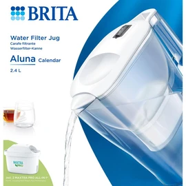 Carafe filtrante Aluna Calendar 2 mois MAXTRA PRO blanche