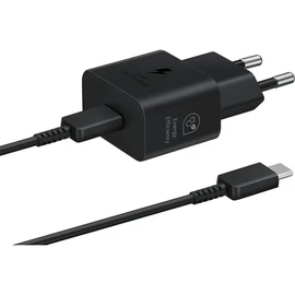 Chargeur rapide Samsung secteur/USB 25W + câble USB C 1M - Noir