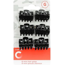 Mini pinces à cheveux (x6)