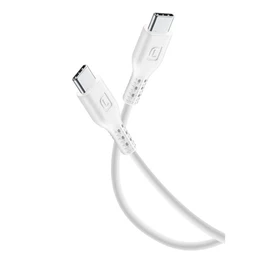 Câble USB C/USB C 60cm - Blanc