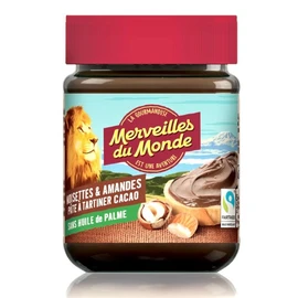 Pâte à tartiner cacao noisettes et amandes sans huile de palme (340g)