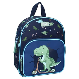Sac goûter dinosaures - Bleu