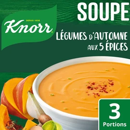 Soupe déshydratée légumes d'automne aux 5 épices (93g)