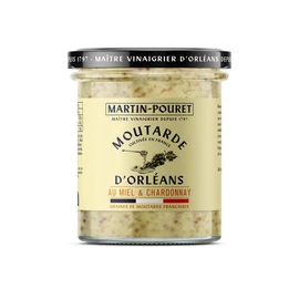 Moutarde d'Orléans au miel et Chardonnay (170g)