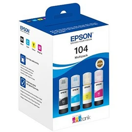 Cartouche d'encre ECOTANK 4 Bouteilles Serie 104 (Multipack 4 couleurs)
