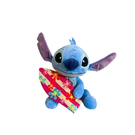 Peluche Stitch avec planche de Surf 50cm