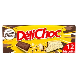 Biscuits Cookies et Cream ultra croustillants au chocolat (150g)