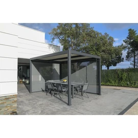 Store déroulant 3M pour pergola bioclimatique GAZEBO - Noir