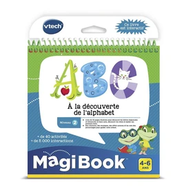 Le livre Abc à La Découverte de l'Alphabet Magibook multicolore