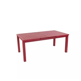 Table de jardin extensible - 8/10 places - Aluminium - Terracotta - SANTORIN