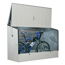 Abri à vélos - Métal - Crème - 1,64m²