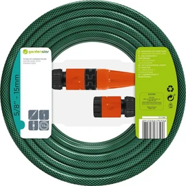 Kit complet arrosage avec tuyau - D15mm - Vert