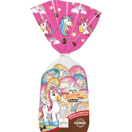 Oeufs de licorne au lait goût chocolaté à cacher Choviva (200g)