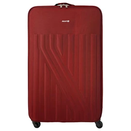 Valise souple polyester rouge 4 roues 75x45x26cm Rail