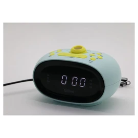 Radio réveil avec projecteur Q1843 - Bleu et vert