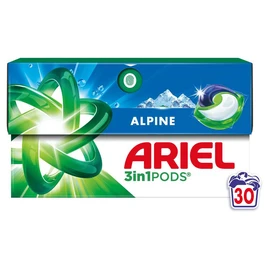 Pods 3en1 lessive en capsules alpine (x30)