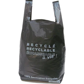 SAC NOIR BRETELLES RECYCLE 20L