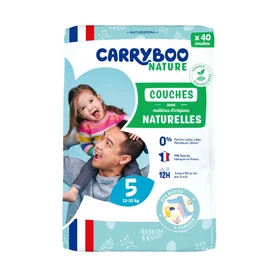 Nature couches écologiques taille 5 (12-25kg) (x40)