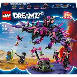 DREAMZzz 71483 - Les Créatures de la Sorcière des Cauchemars - Jouets Magiques - Construisez un Chaudron, un Loup ou un Corbeau