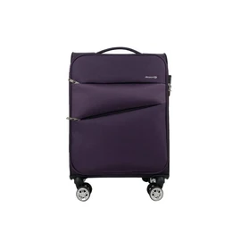 Valise cabine souple violette Perfeckto 55x35x20cm