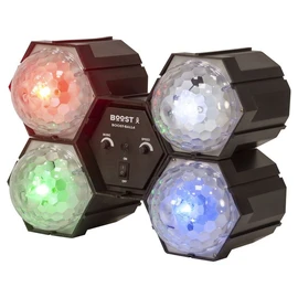 Séquenceur de lumière avec 4 Astro Ball à LED Blanc Bleu Vert Rouge - Noir